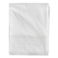 Housse de couette 250x220 cm percale de coton ANECDOTES broderie anglaise blanc