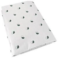 Housse de couette 260x240 cm percale 100% coton ALEX vert Kaki