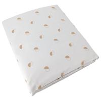 Housse de couette 260x240 cm percale 100% coton ALEX marron Moka