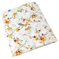 Housse de couette 260x240 cm percale 100% coton BEL AMOUR jaune