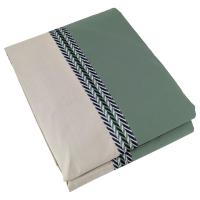 Housse de couette 260x240 cm percale 100% coton NOA vert Kaki