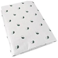 Housse de couette 280x240 cm percale 100% coton ALEX vert Kaki