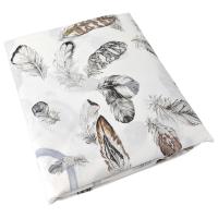 Housse de couette 280x240 cm Percale pur coton PLUMES