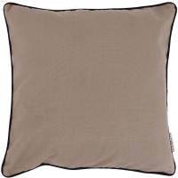 Housse de coussin 50x50 cm MONTSEGUR marron Tourterelle