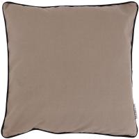 Housse de coussin 55x55 cm MONTSEGUR marron Tourterelle