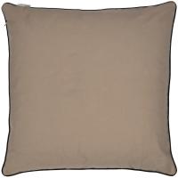 Housse de coussin 60x60 cm MONTSEGUR marron Tourterelle