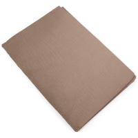 Housse de couette 240x220 cm mousseline de coton MILOS marron camel