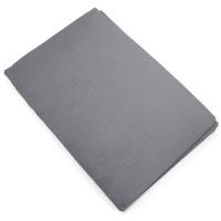 Housse de couette 240x220 cm mousseline de coton MILOS gris cendre