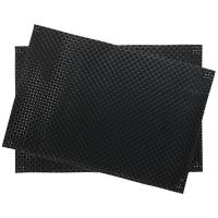 Lot de 2 sets de table pvc MAILLE Noir