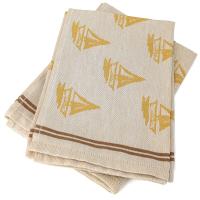 Lot de 2 torchons de cuisine 50x70 cm 100% coton REGATTA jaune