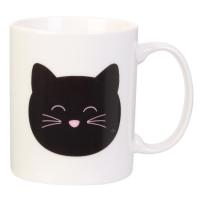 Mug thermo réactif en céramique collection CAT 30cl  animation chat blanc