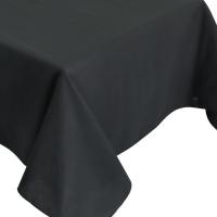 Nappe carrée 120x120 cm DIABOLO Noir traitement teflon