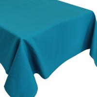 Nappe carrée 160X160 cm DIABOLO bleu Canard traitement teflon