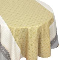 Melange nappe ovale nappes jacquard 180 X 240 cm. - CASA TESSILE