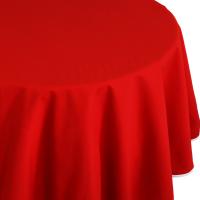 Nappe ovale 180x240 cm DIABOLO rouge Tomate traitement teflon