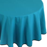 Nappe ovale 180X300 cm DIABOLO bleu Canard traitement teflon