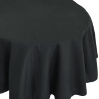 Nappe ovale 180x300 cm DIABOLO Noir traitement teflon