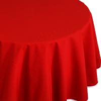 Nappe ovale 180x300 cm DIABOLO rouge Tomate traitement teflon