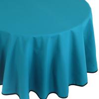 Nappe ovale 180X350 cm DIABOLO bleu Canard traitement teflon