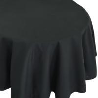 Nappe ovale 180x350 cm DIABOLO Noir traitement teflon