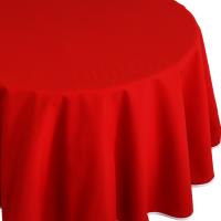 Nappe ovale 180x350 cm DIABOLO rouge Tomate traitement teflon