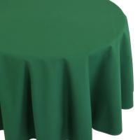 Nappe ovale 180x350 cm DIABOLO vert Sapin traitement teflon