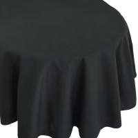 Nappe ovale 180x400 cm DIABOLO Noir traitement teflon