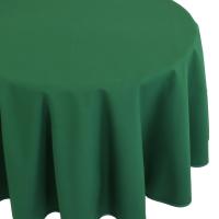 Nappe ovale 180x400 cm DIABOLO vert Sapin traitement teflon