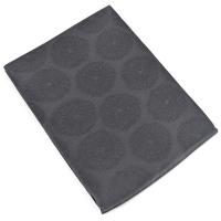 Nappe rectangle 150x250 cm HÉLIOS Anthracite 100% coton + enduction acrylique