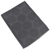 Nappe rectangle 150x300 cm HÉLIOS Anthracite 100% coton + enduction acrylique