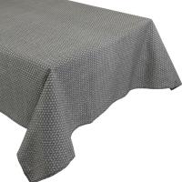 Nappe rectangle 150x300 cm SAKI noir/blanc