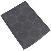 Nappe rectangle 150x350 cm HÉLIOS Anthracite 100% coton + enduction acrylique