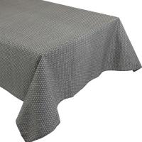 Nappe rectangle 150x350 cm SAKI noir/blanc