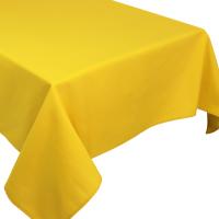 Nappe rectangle 160x250 cm DIABOLO jaune Curcuma traitement teflon