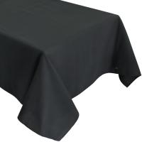 Nappe rectangle 160x350 cm DIABOLO Noir traitement teflon