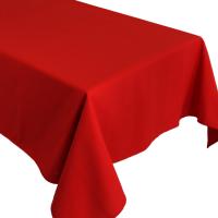 Nappe rectangle 160x350 cm DIABOLO rouge Tomate traitement teflon