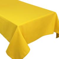 Nappe rectangle 160x450 cm DIABOLO jaune Curcuma traitement teflon