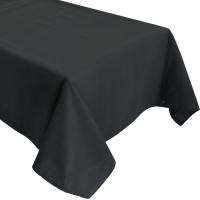 Nappe rectangle 160x450 cm DIABOLO Noir traitement teflon