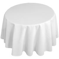 Nappe ronde 160 cm DIABOLO Blanc traitement teflon