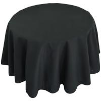 Nappe ronde 160 cm DIABOLO Noir traitement teflon