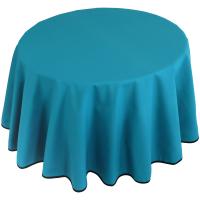 Nappe ronde 180 cm DIABOLO bleu Canard traitement teflon