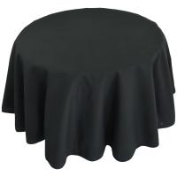 Nappe ronde 180 cm DIABOLO Noir traitement teflon