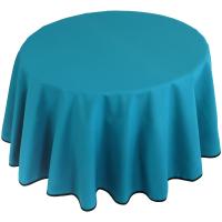 Nappe ronde 200 cm DIABOLO bleu Canard traitement teflon