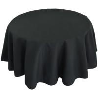 Nappe ronde 240 cm DIABOLO Noir traitement teflon