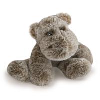 Peluche 25 cm polyester collection SWEETY MOUSSE hippopotame marron