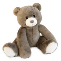 Peluche 35 cm en 100% polyester collection OSCAR ours marron taupe