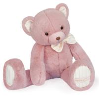 Peluche ours 40 cm polyester collection PREPPY CHICS rose