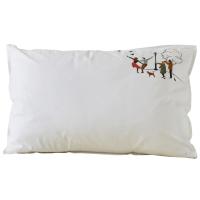 Taie d'oreiller 50x70 cm percale de coton CENTRAL PARK blanc Mascarpone