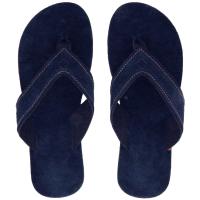 Tong en cuir collection SPERONE 38/39 bleu Marine