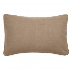 Housse de coussin 40x60 cm 50% lin et 50% coton collection OPERA DECO camel